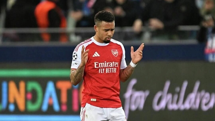 Дубль Жезуса принес "Арсеналу" победу над "Интером" в Лиге чемпионов