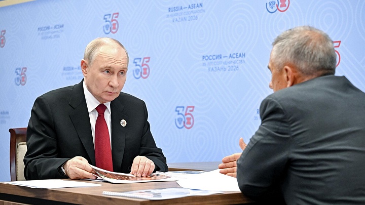 Путин дал старт работе комплекса по производству СПГ в Татарстане